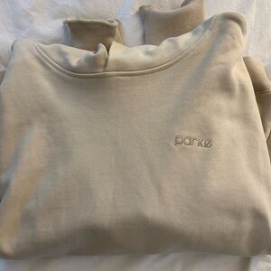 Parke embroidered hoodie sweatshirt
